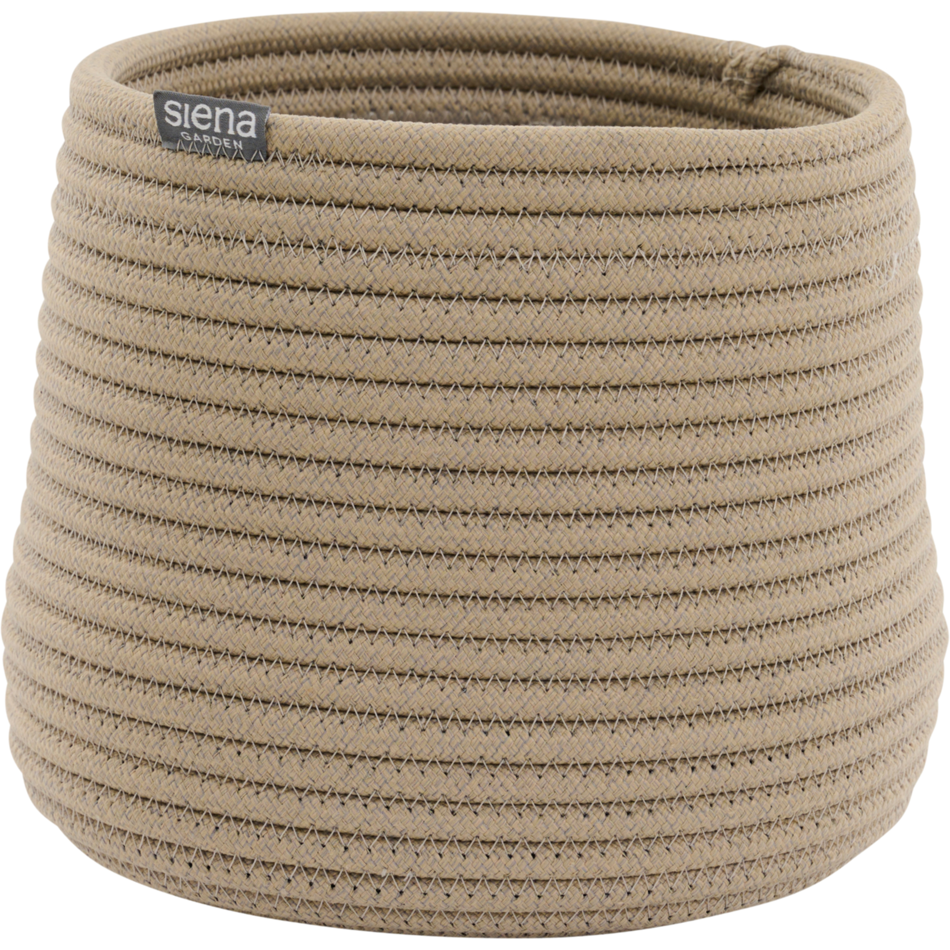 Pflanzgefäß | LINEA Ø 30/26 cm creme Kordel | S...