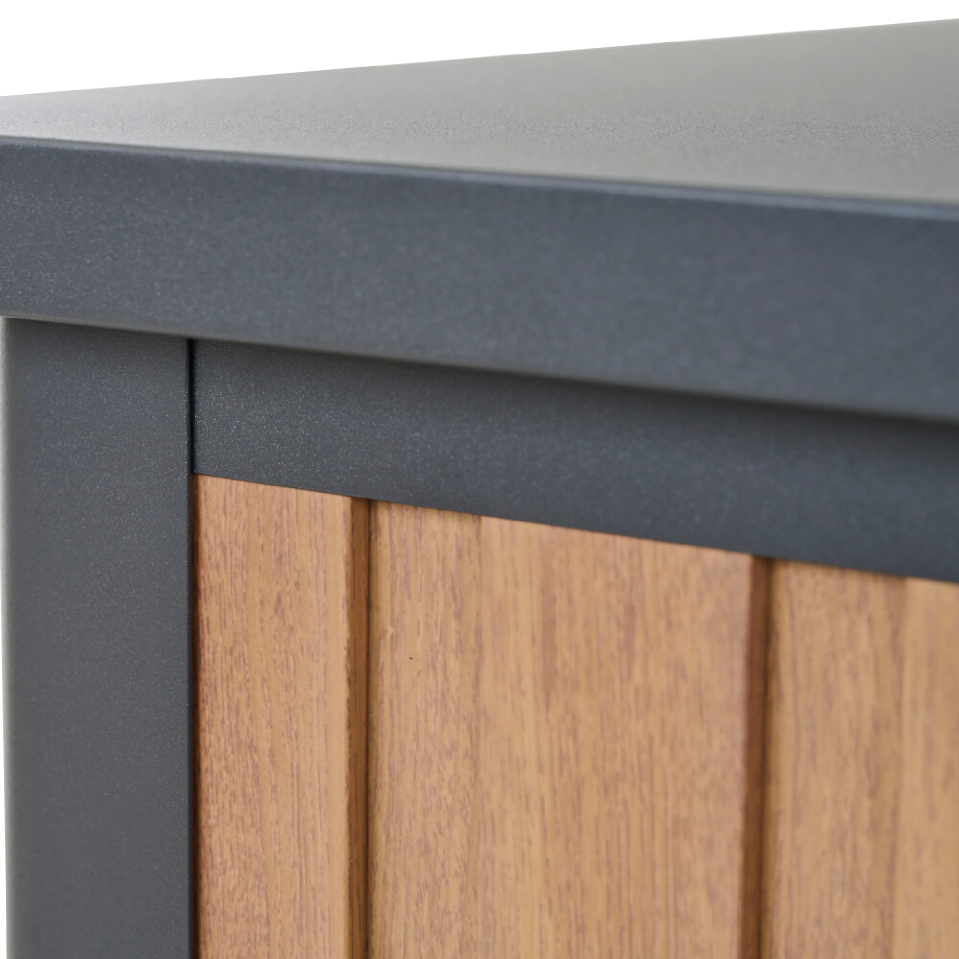 SABANO Kissenbox | 181 x 79 x 75 cm | Teak / anthr...