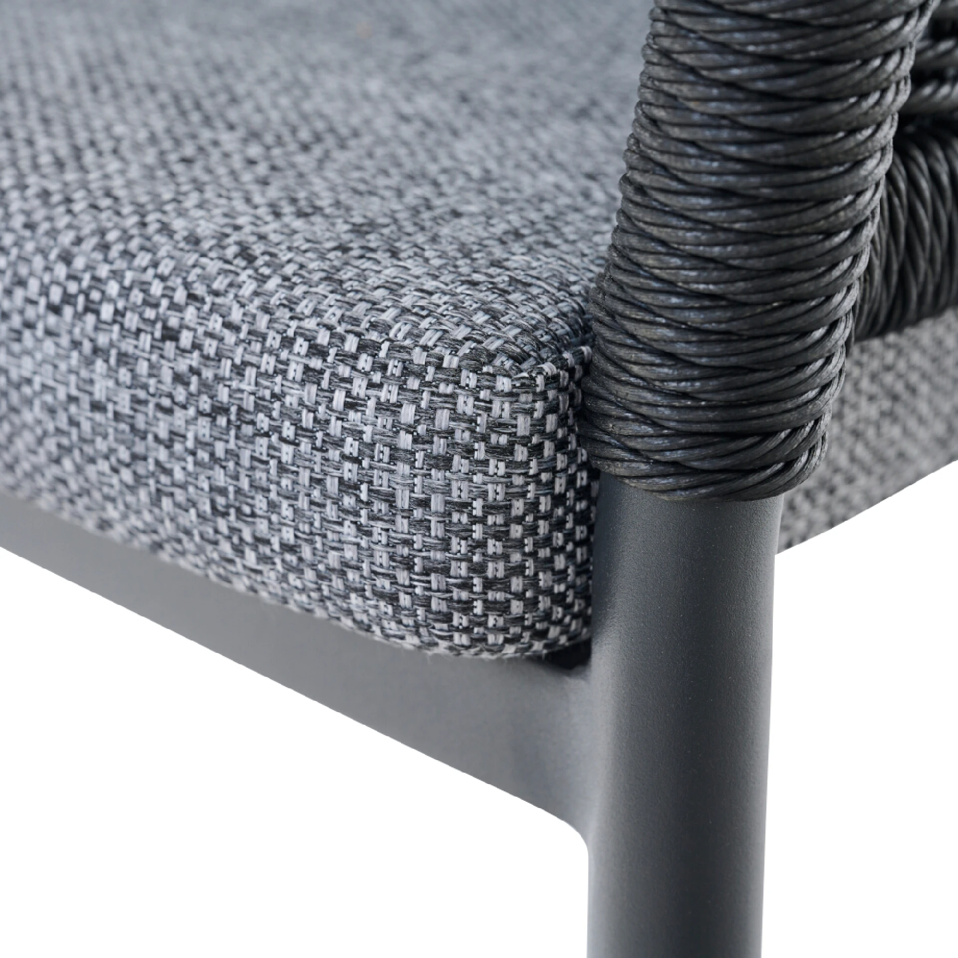 MERANO Stapelsessel | inkl. Kissen | schwarz / ant...