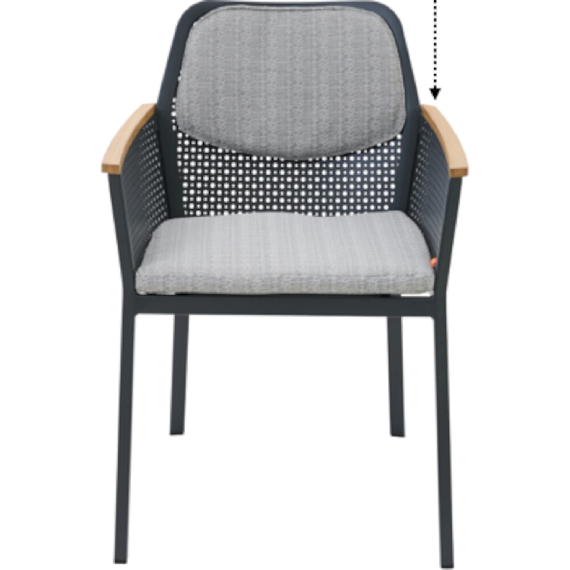 Armlehne links zu PRESTON Dining Sessel