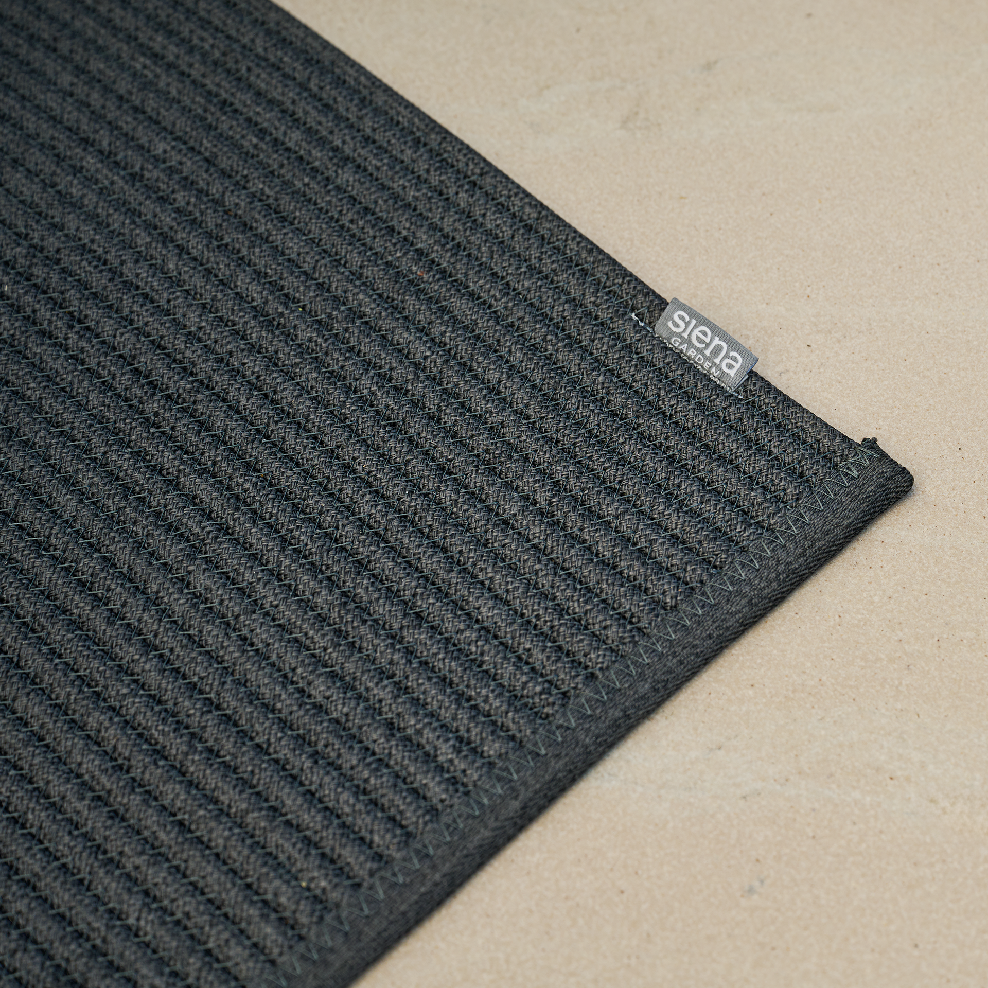 LINARO Outdoorteppich | 200 x 150 cm | dunkelgrau