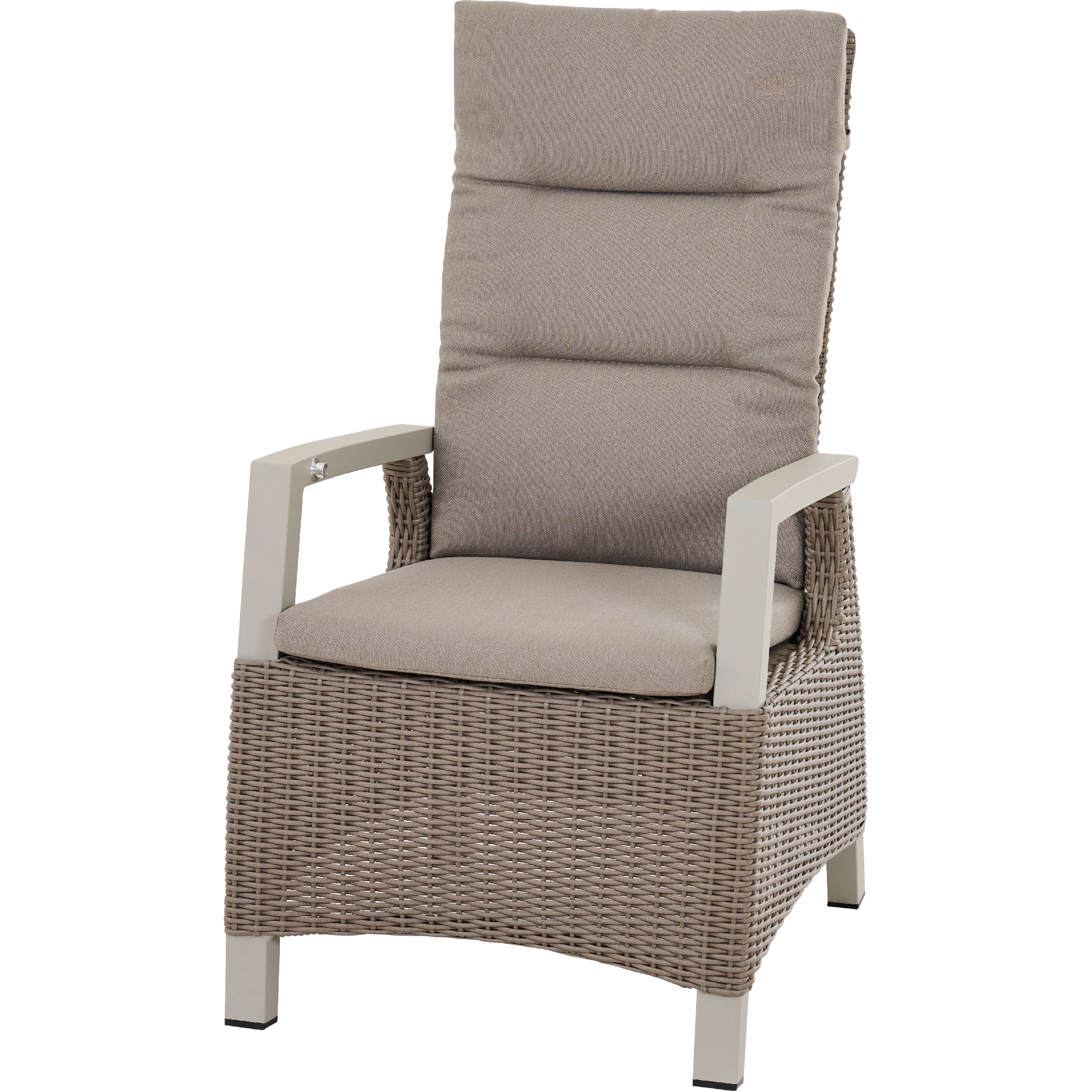 CORIDO Move Sessel | inkl. Kissen | matt seidengrau / taupe