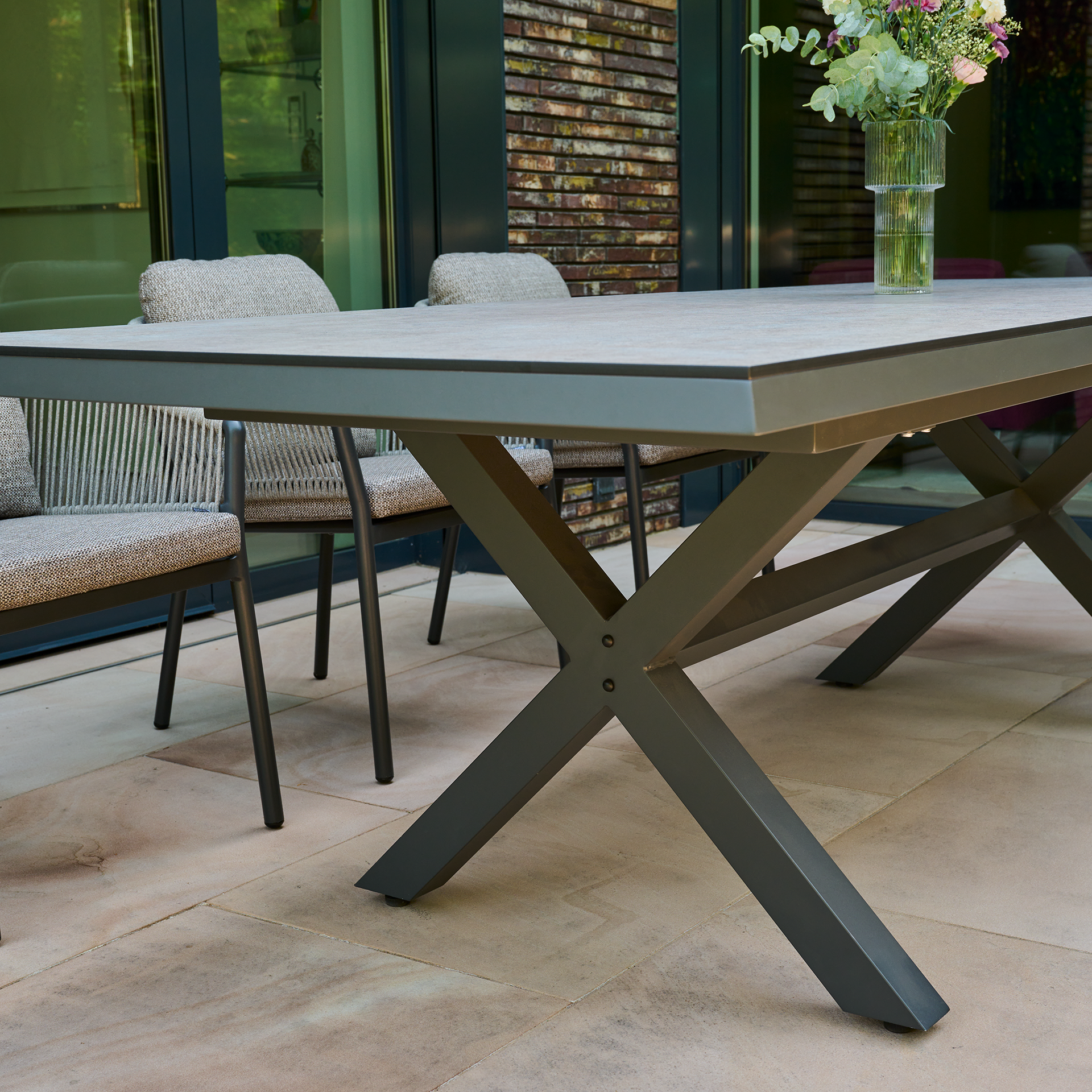 Tuintafel | Uitschuifbare tafel Sincro 200/260x100cm | ...