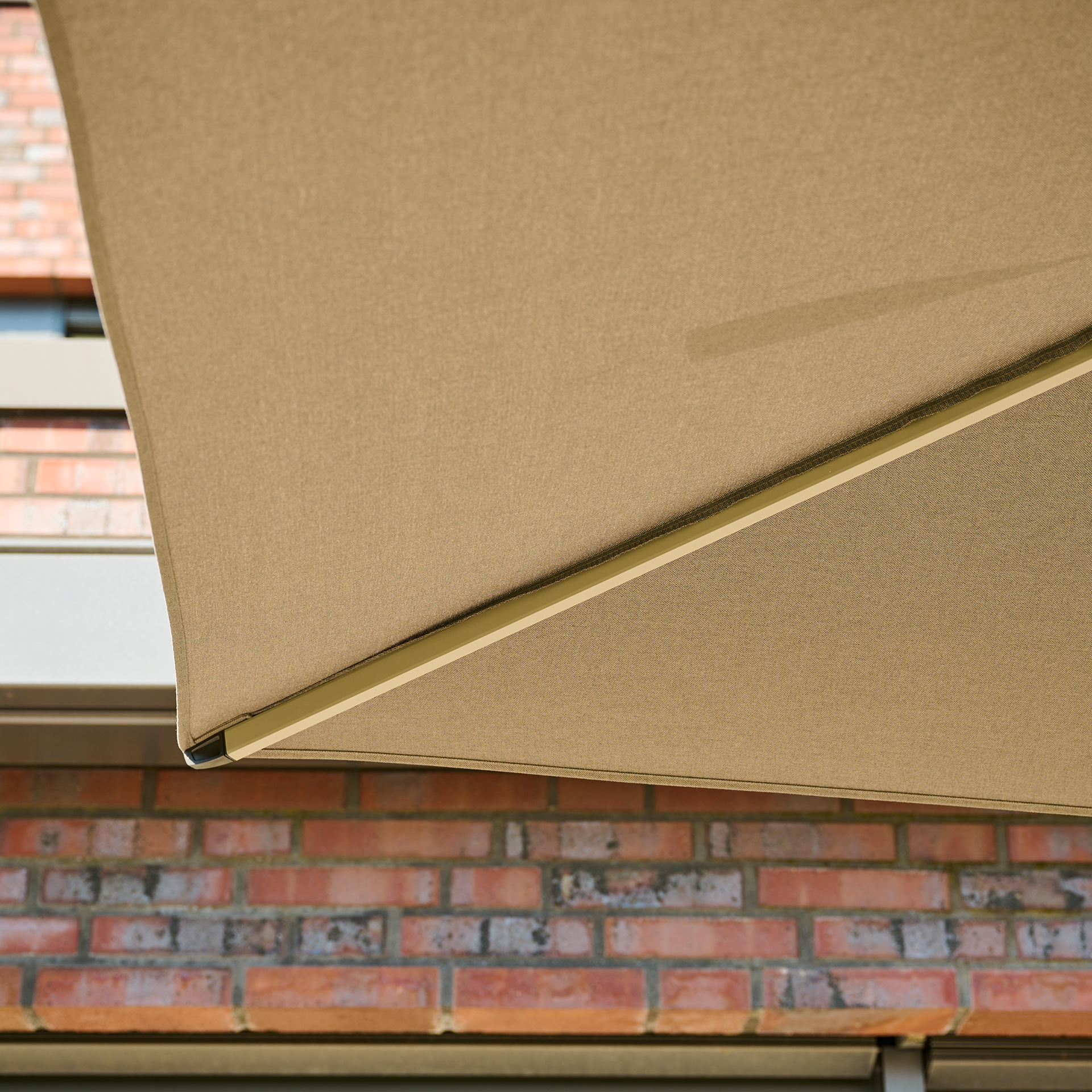 PINO Ampelschirm | 310 x 210 cm | taupe-meliert / ...