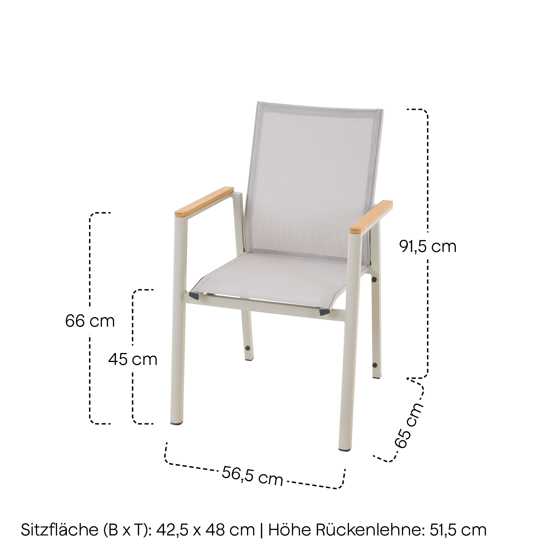 REPTON BOLOGNA | Teakholz FSC 100 %  | taupe grau ...