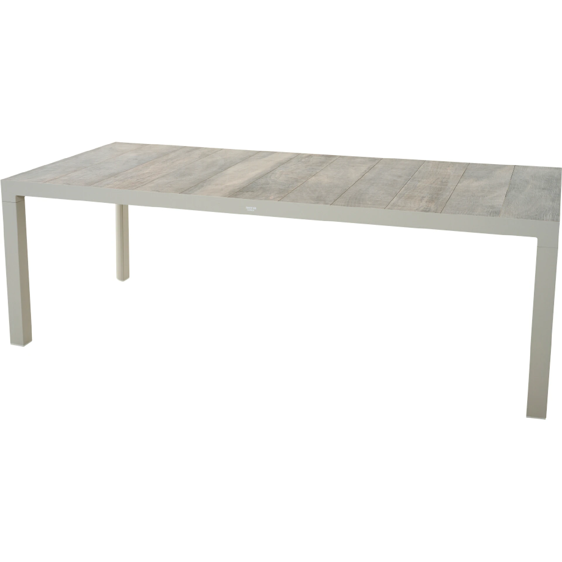 SILVA Gartentisch | 220 x 100 cm | Keramik washed-grey