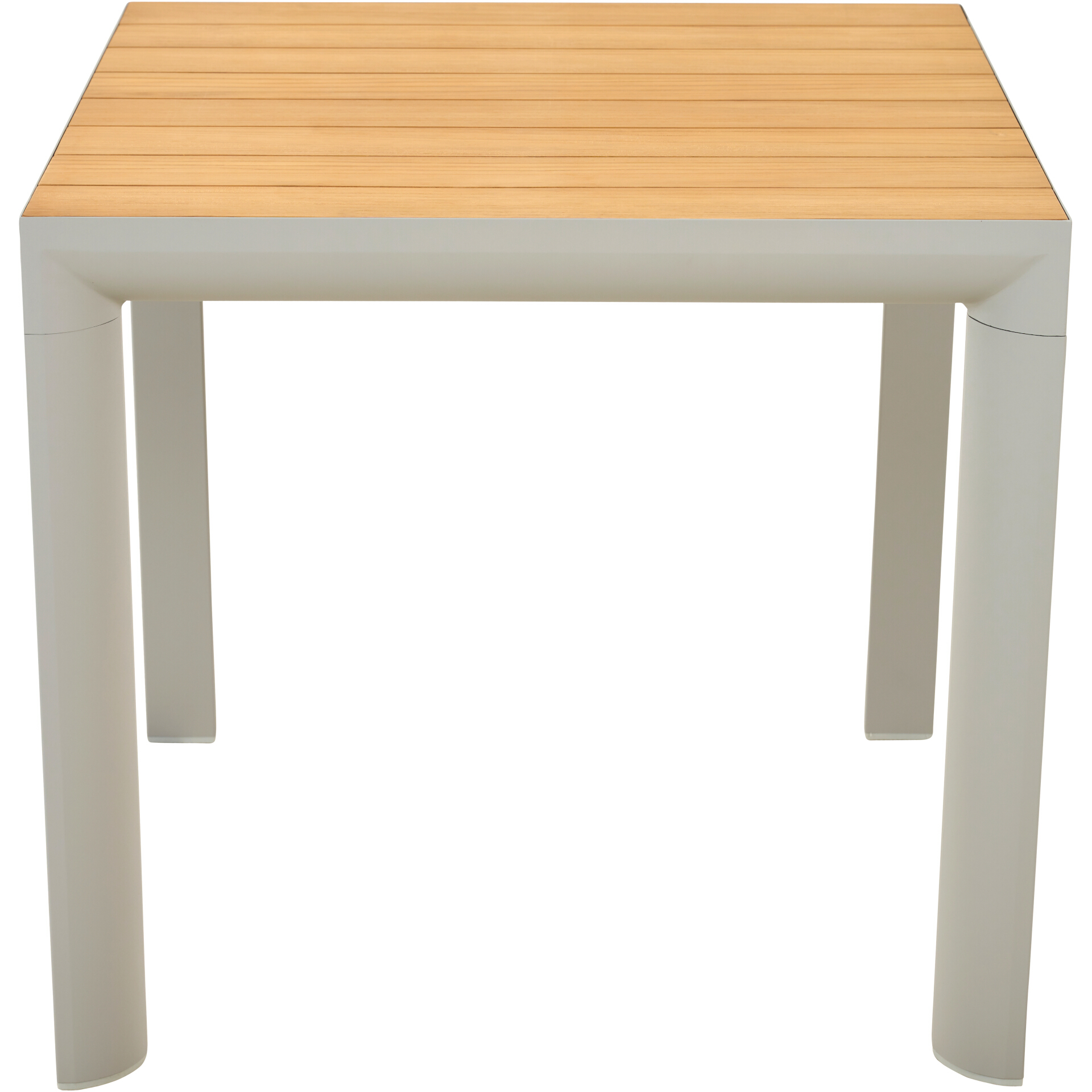 Gartentisch SILVA matt seidengrau / Teak FSC | Ess...