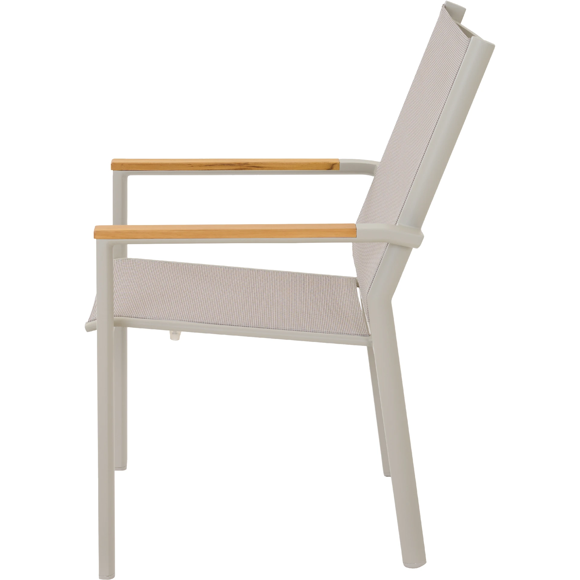 TAYLOR Stapelsessel mit Teakholz FSC® 100 % in ma...