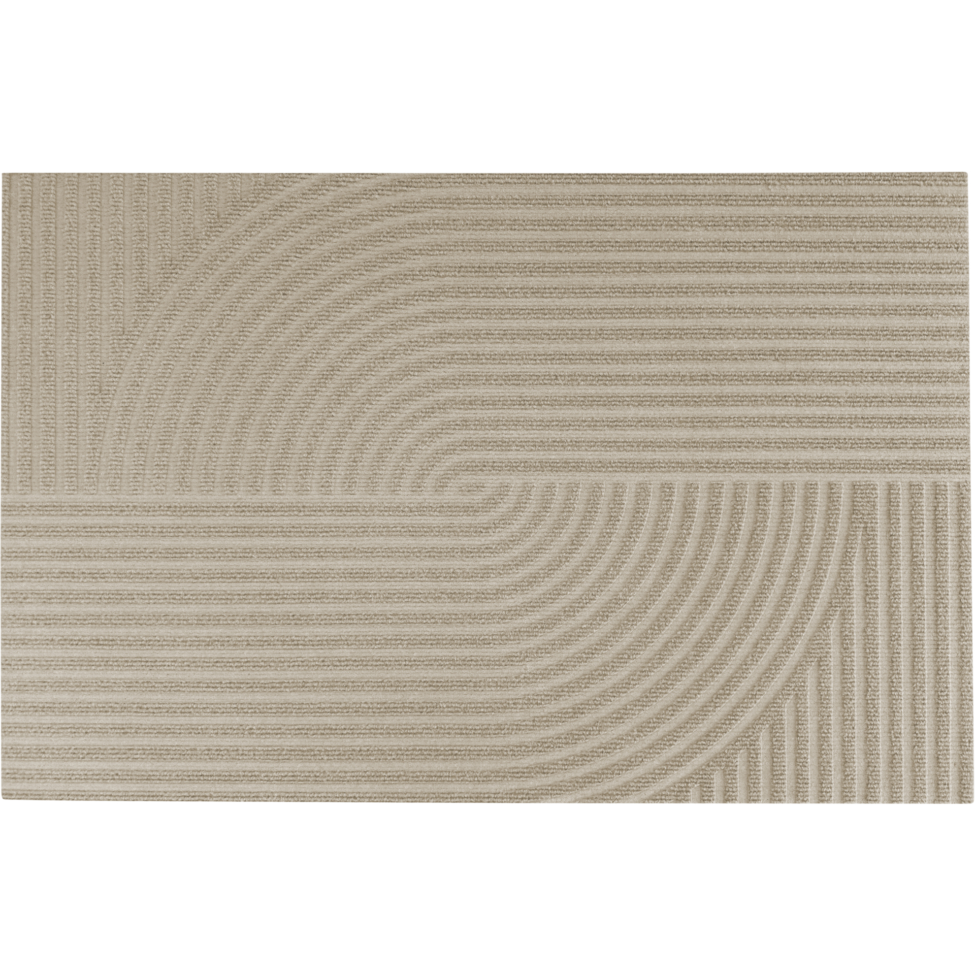 Fußmatten | Fußmatte CIRCLE 60 x 90 cm beige | S...