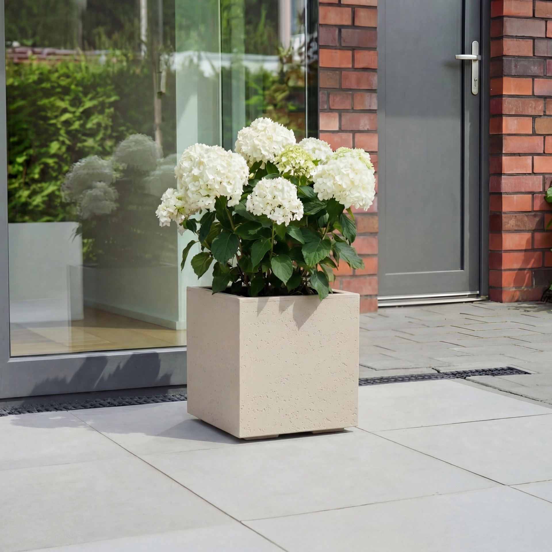 Pflazkästen | JUNO 30 x 30 x 30 cm creme | SIENA ...